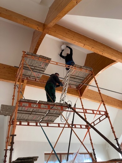 Instalace světel podzim 2021